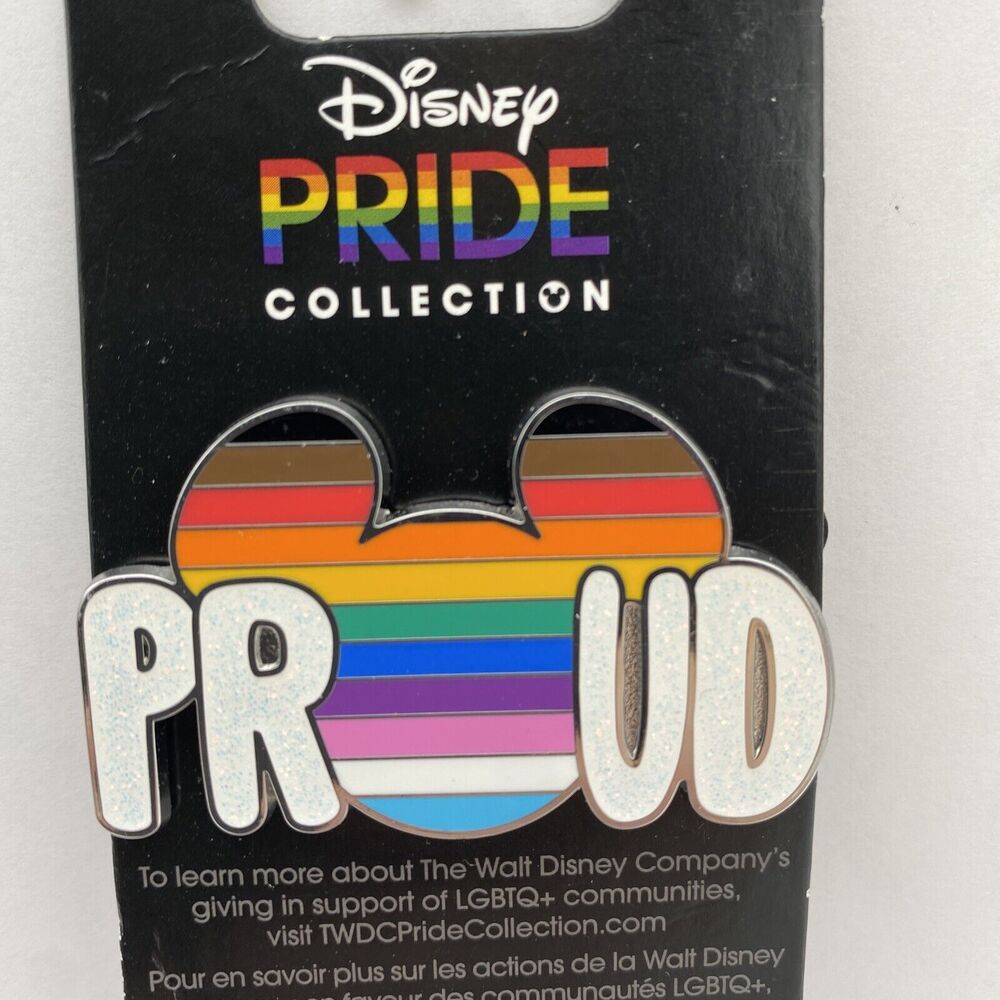 Disney Parks Mickey Mouse Ears LGBTQ Proud Pride Collection Rainbow Flag Icon